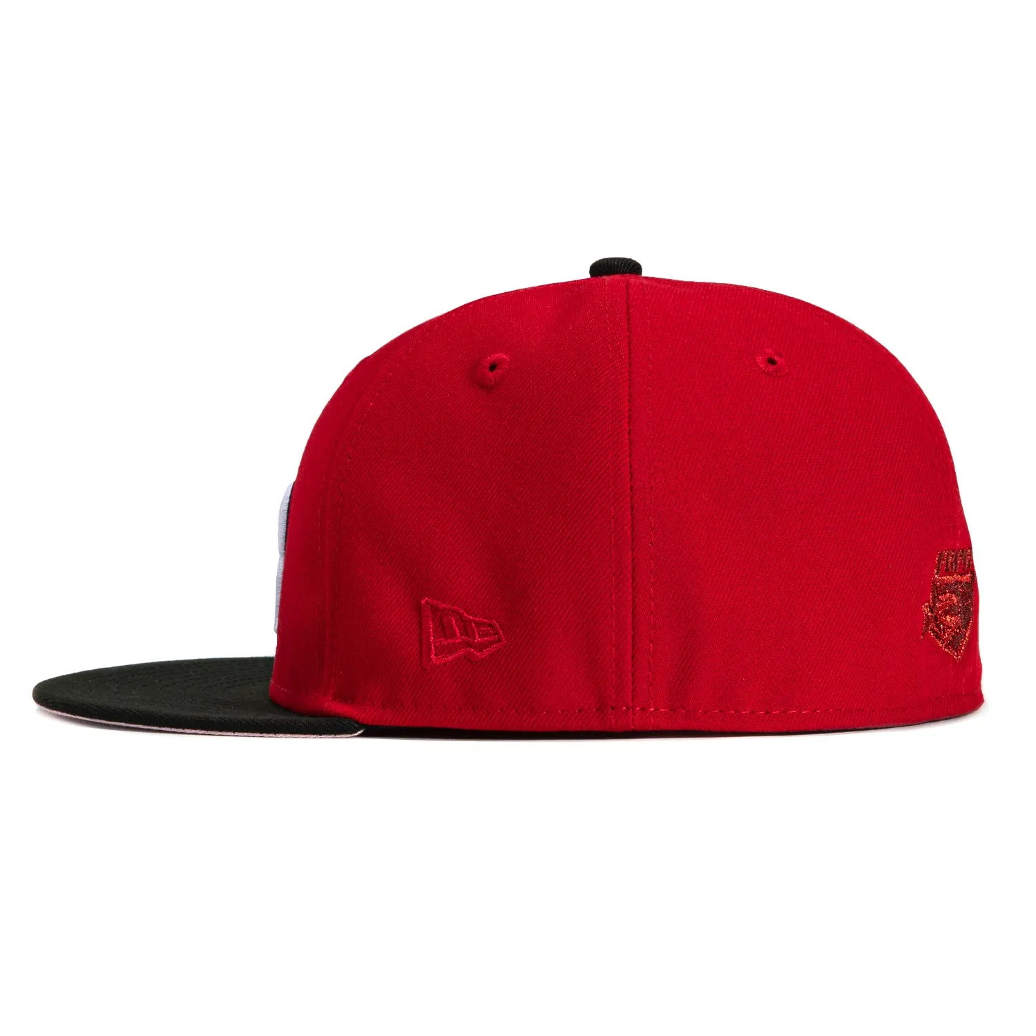 New Era 59Fifty Puerto Rico Flag Patch PR Hat - Red, Black