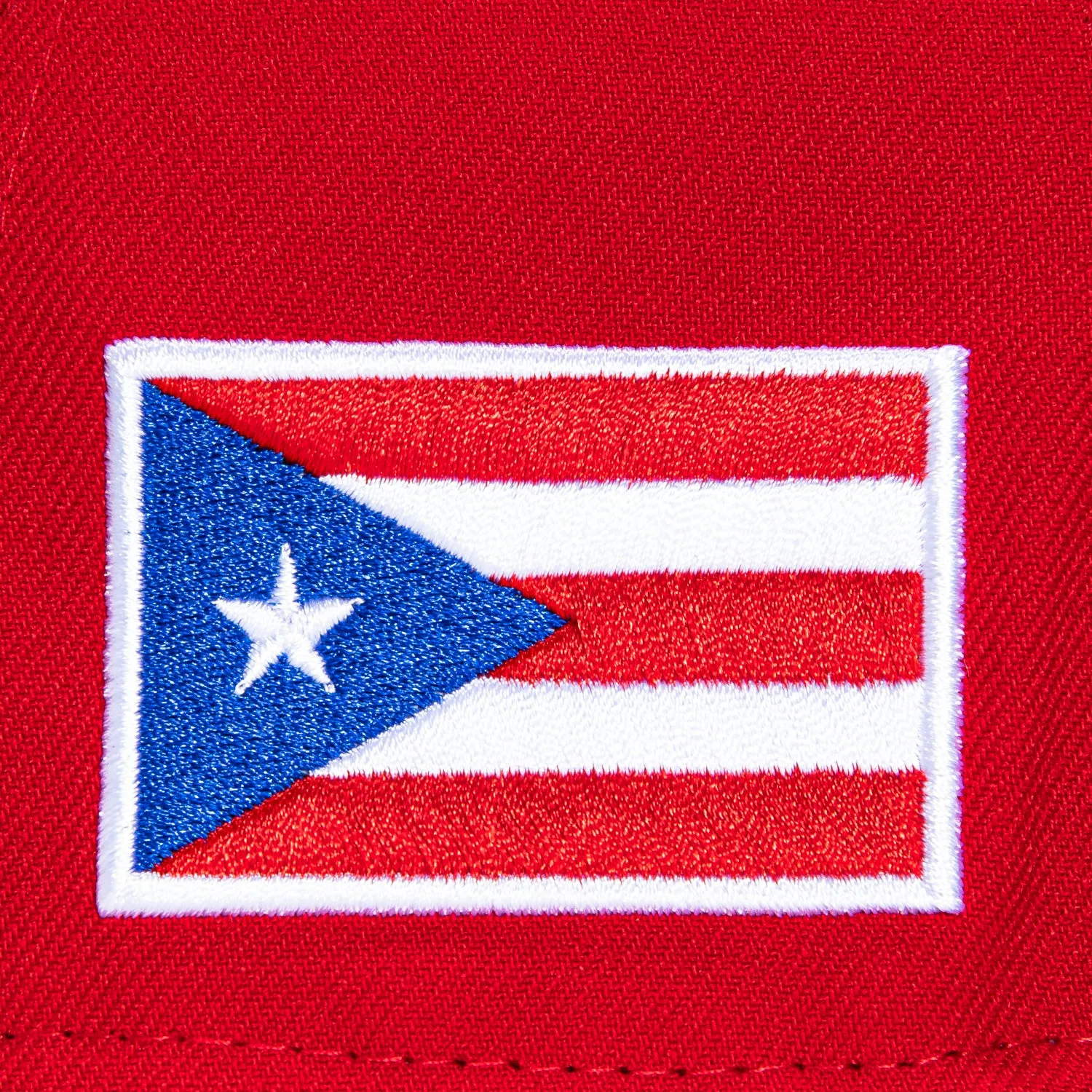 New Era 59Fifty Puerto Rico Flag Patch PR Hat - Red, Black