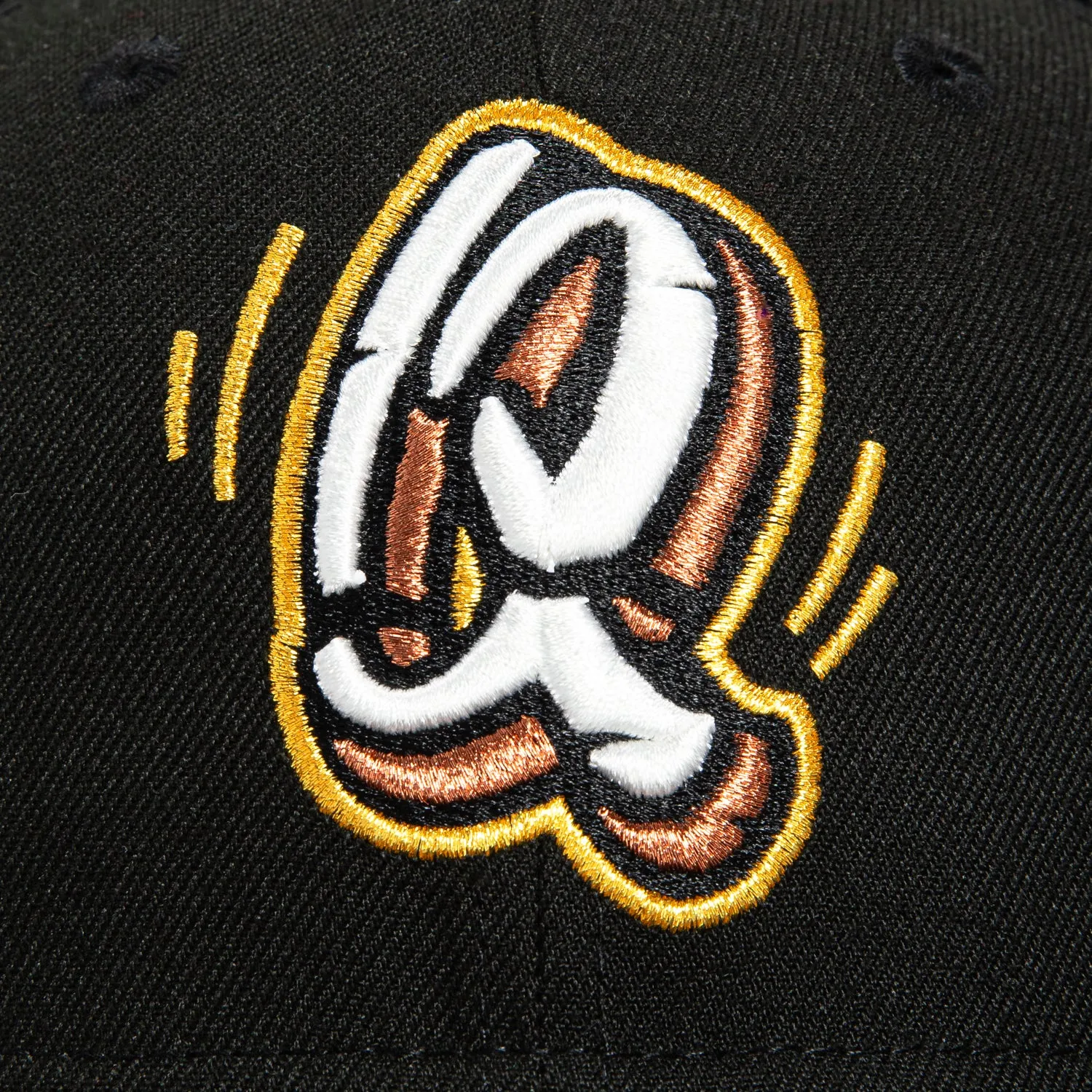 New Era 59Fifty Rancho Cucamonga Quakes 2015 All Star Game Patch Hat - Black, Brown