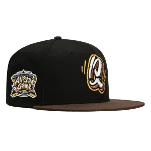 New Era 59Fifty Rancho Cucamonga Quakes 2015 All Star Game Patch Hat - Black, Brown