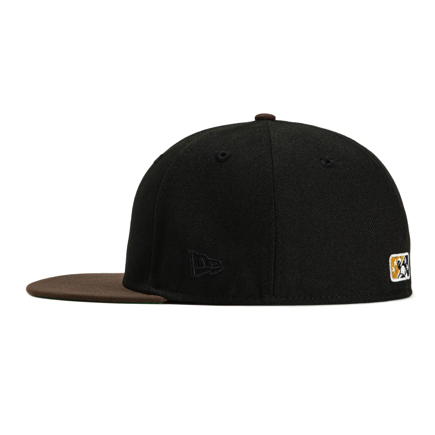 New Era 59Fifty Rancho Cucamonga Quakes 2015 All Star Game Patch Hat - Black, Brown