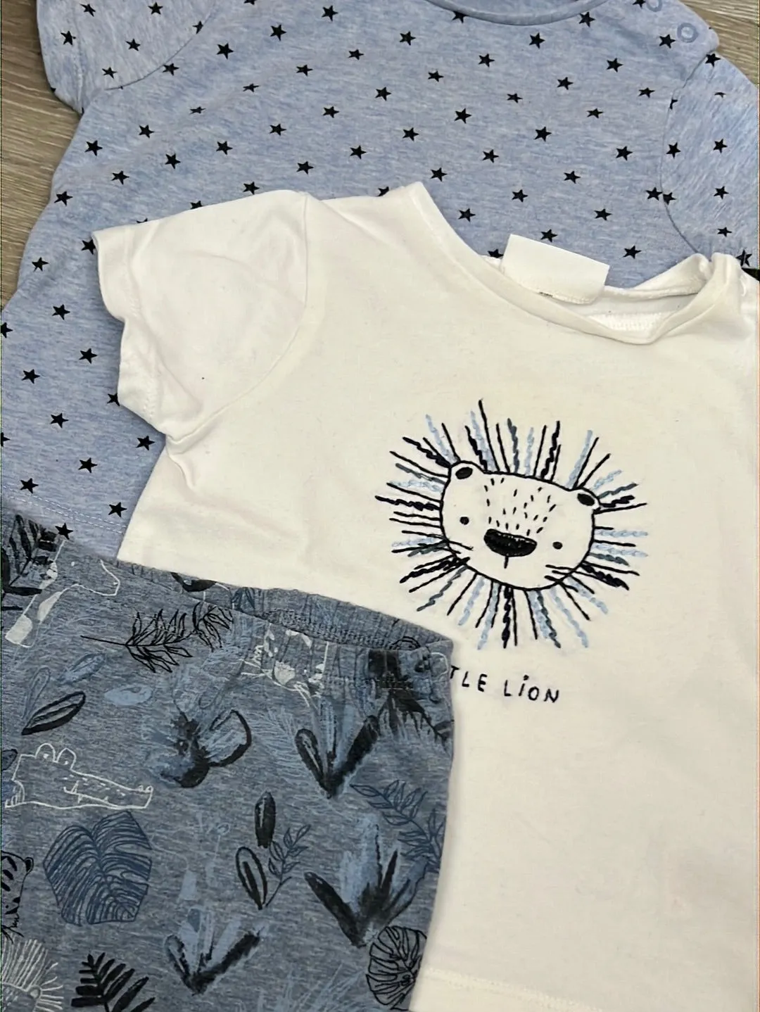 Next Lion t-shirts & Leggings 3-6m