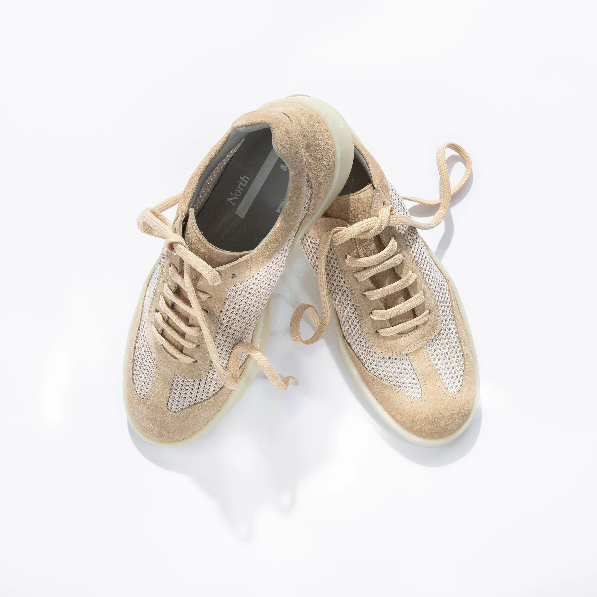 North 89 Match Cream Beige Breathable Sneaker