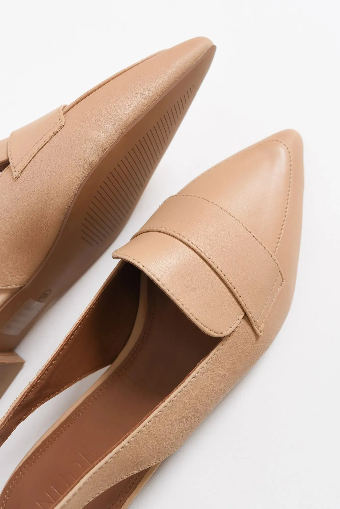 Nude Footwear Asher Slingback - Nude
