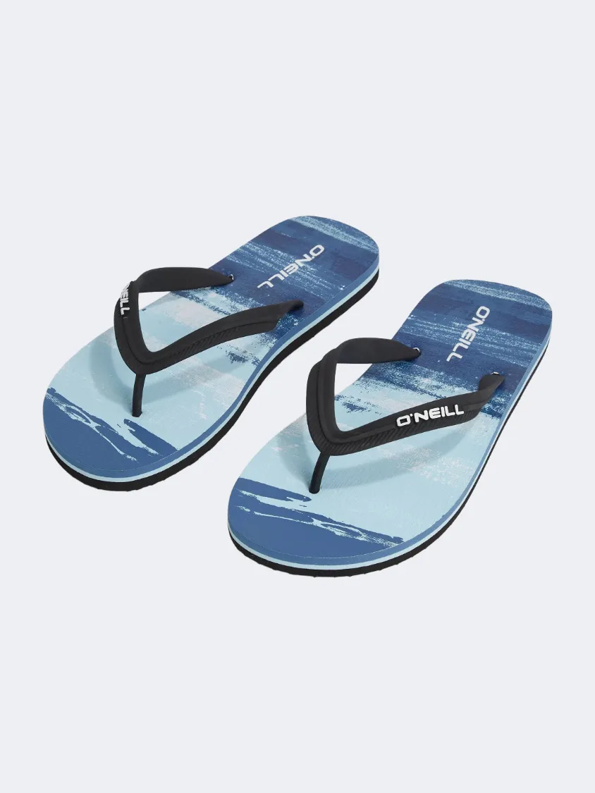 Oneill Profile Graphic Men Beach Slippers Blue