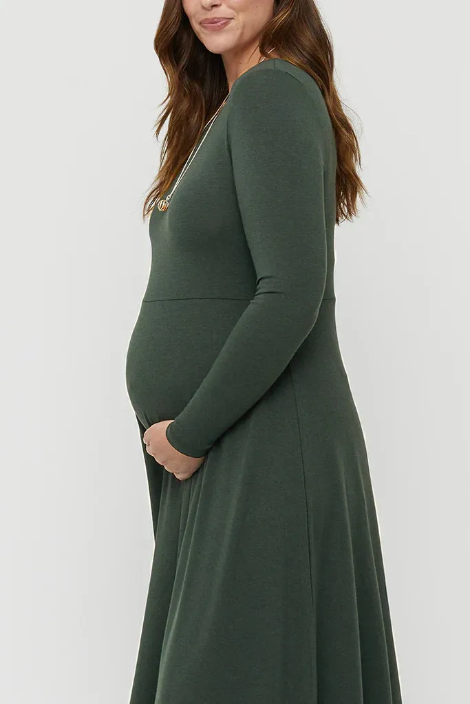 Organic Bamboo Olivia Maternity Dress