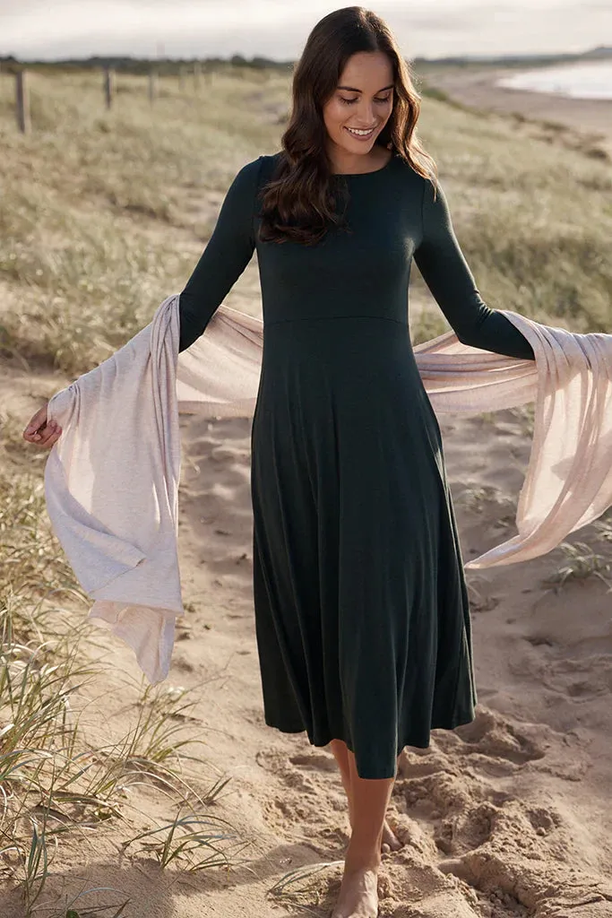 Organic Bamboo Olivia Maternity Dress