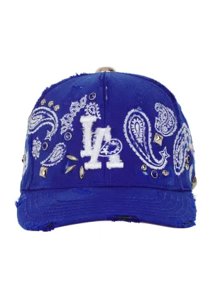 PAISLEY CITY TOUR STUDDED SNAPBACK (ROYAL LOS ANGELES)