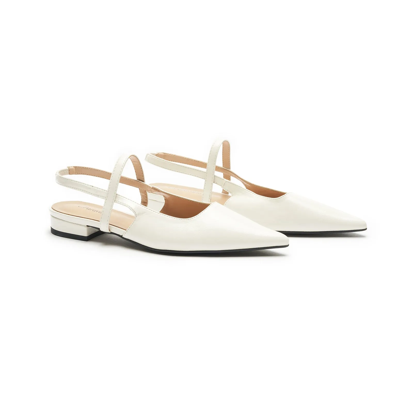 Pointed Toe Slingback Flats (Freya)