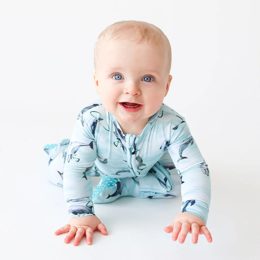 Posh Peanut Skipper Footie with Zipper