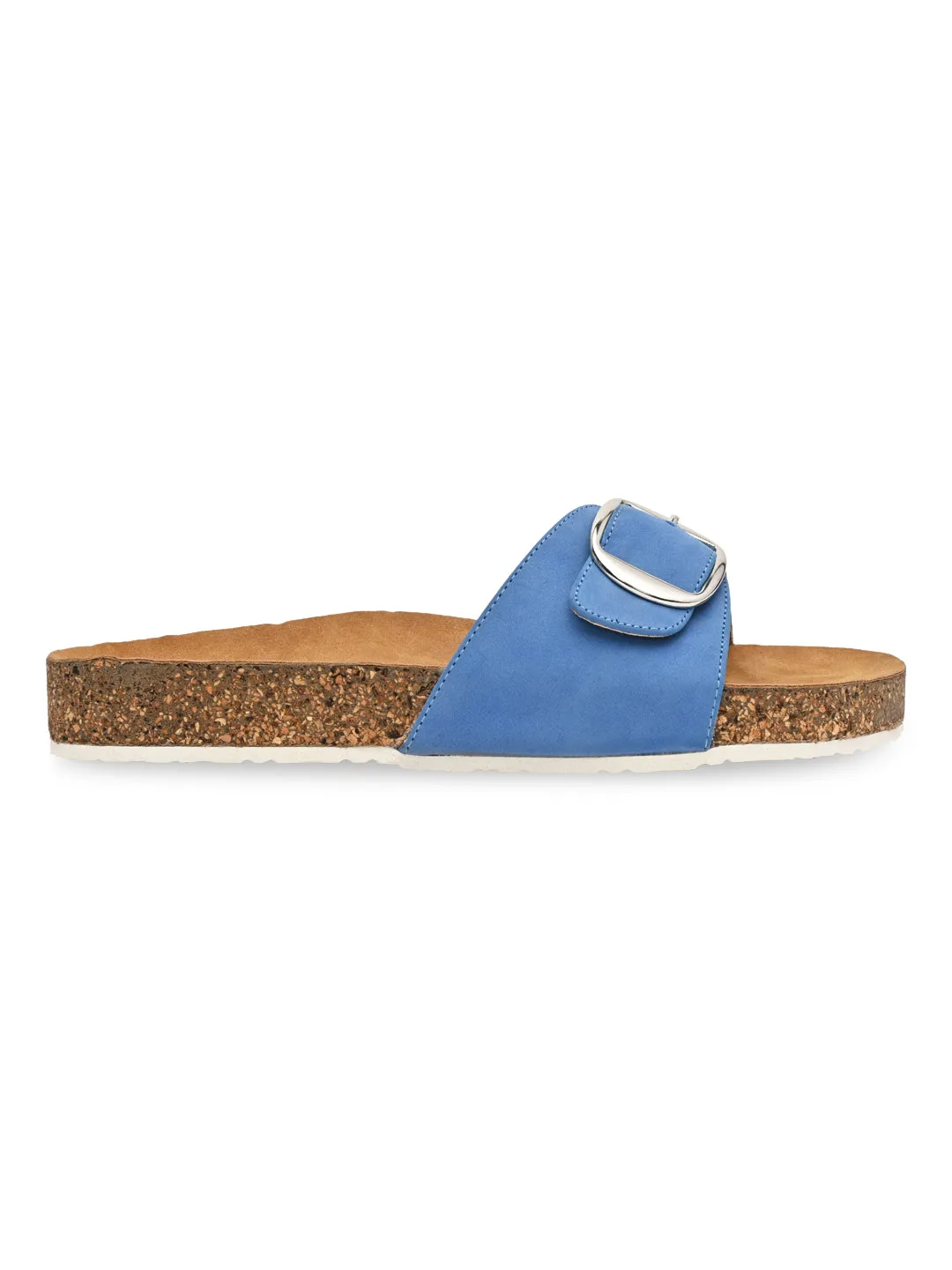 Rocia By Regal Blue Women Casual Flat Sliders