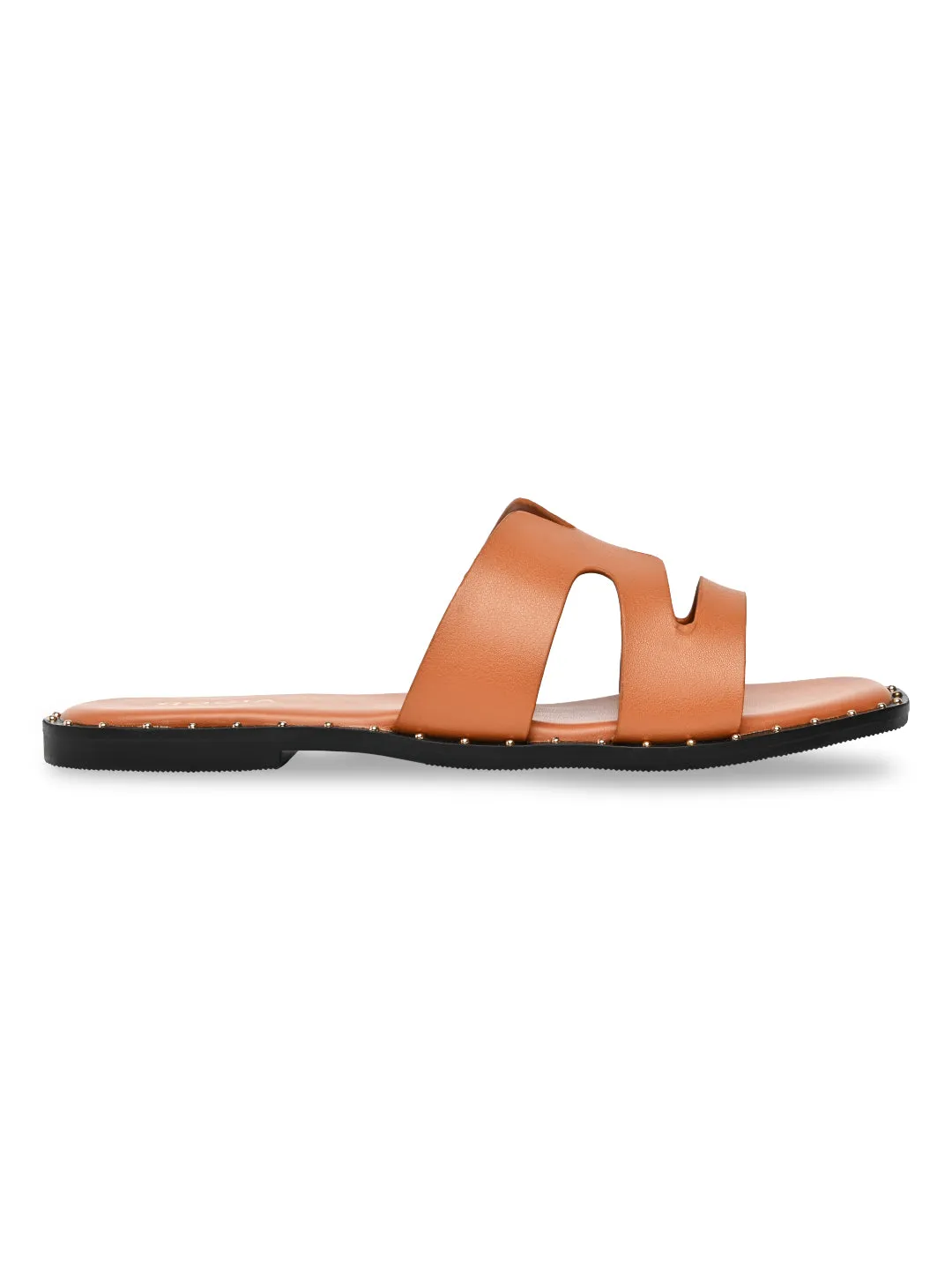 Rocia By Regal Tan Women Casual Flat Sandals
