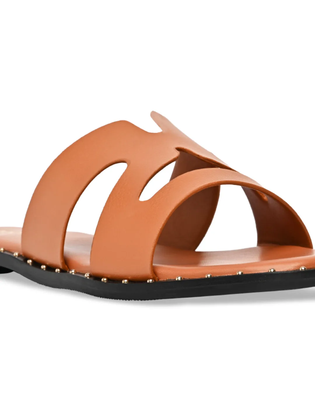 Rocia By Regal Tan Women Casual Flat Sandals