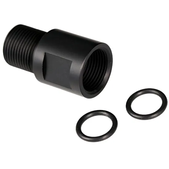 RPS AEG Barrel Extension (Male 14mm CCW to Female 14mm CCW) - Black