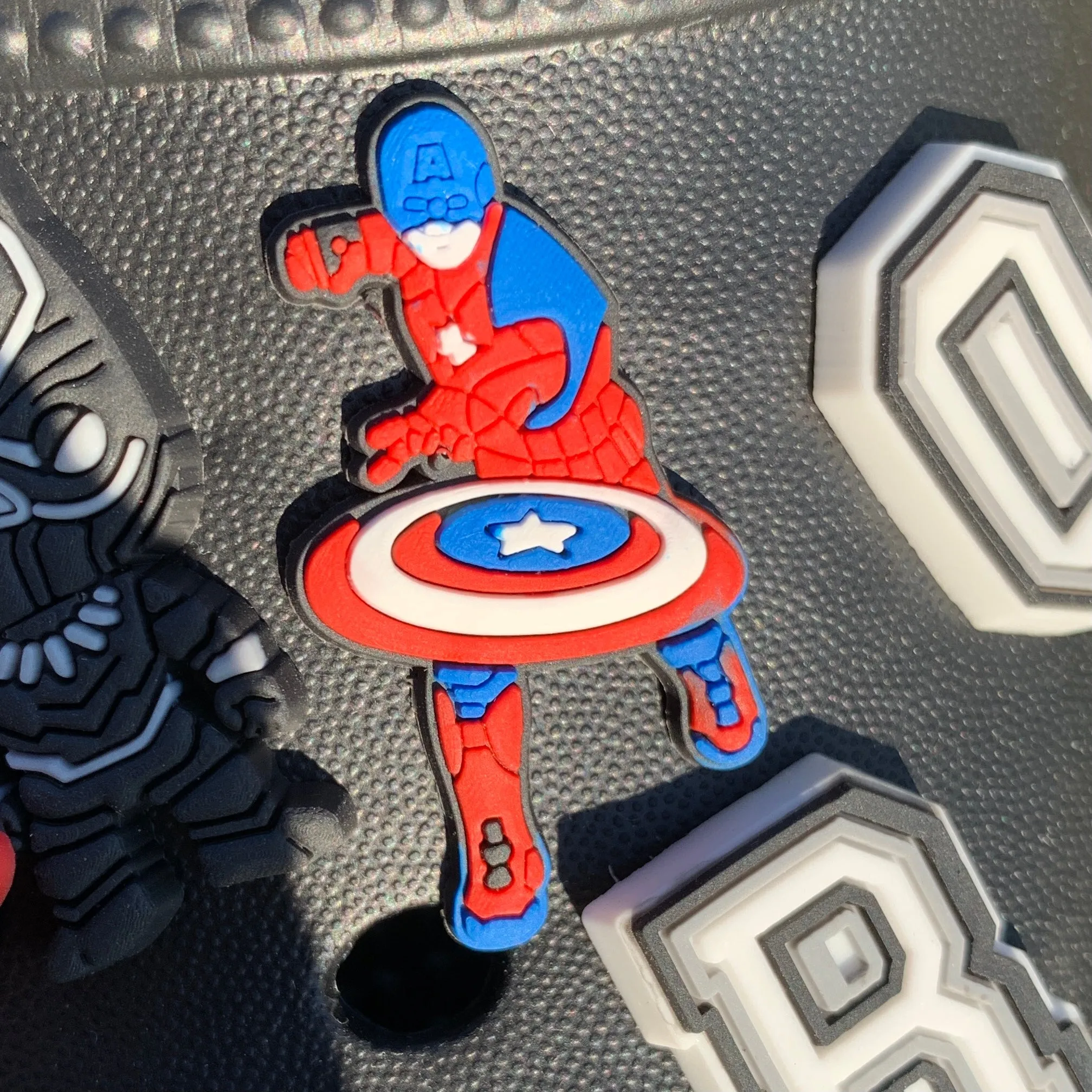 SHOE CHARMS - CAPTAIN AMERICA