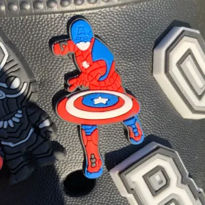 SHOE CHARMS - CAPTAIN AMERICA