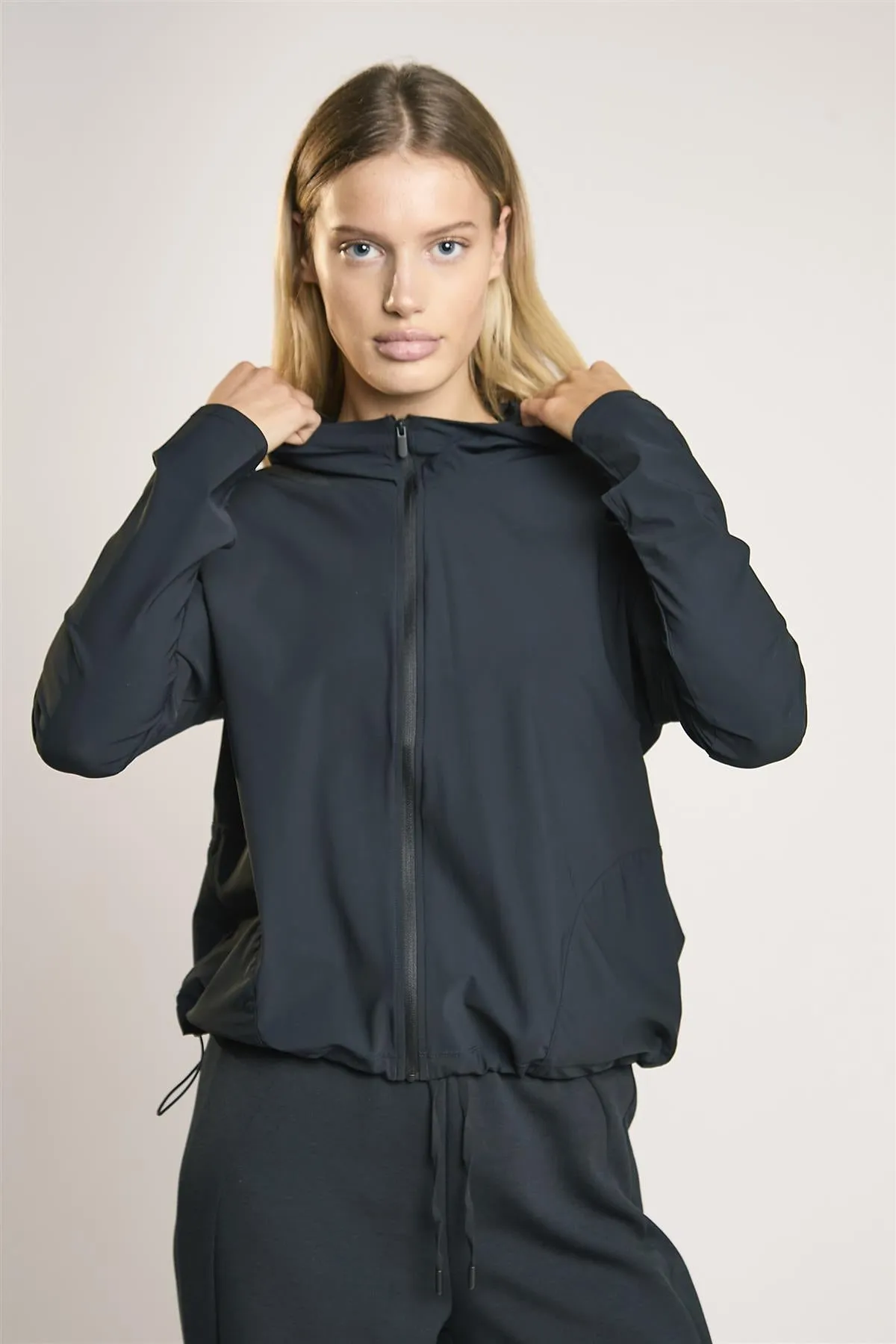 Signature Black Wind-Breaker Jacket