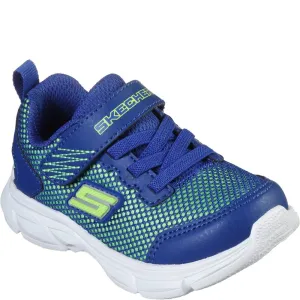 Skechers Advance-Intergrid Touch Fastening Strap Trainer with Two Layer Mesh Upper