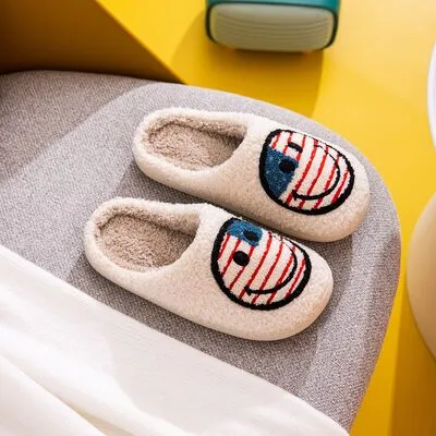 Smiley Face Slippers