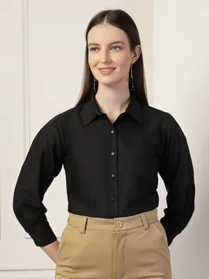 Style Quotient Women Black formal shirt