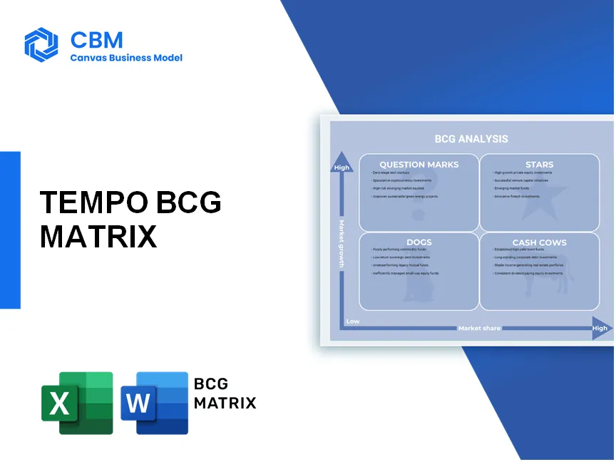 TEMPO BCG MATRIX