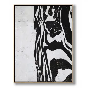 Vertical Abstract Zebra Painting H251V