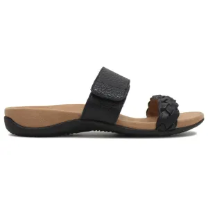 Vionic Jeanne Leather Women's Slides Sandals