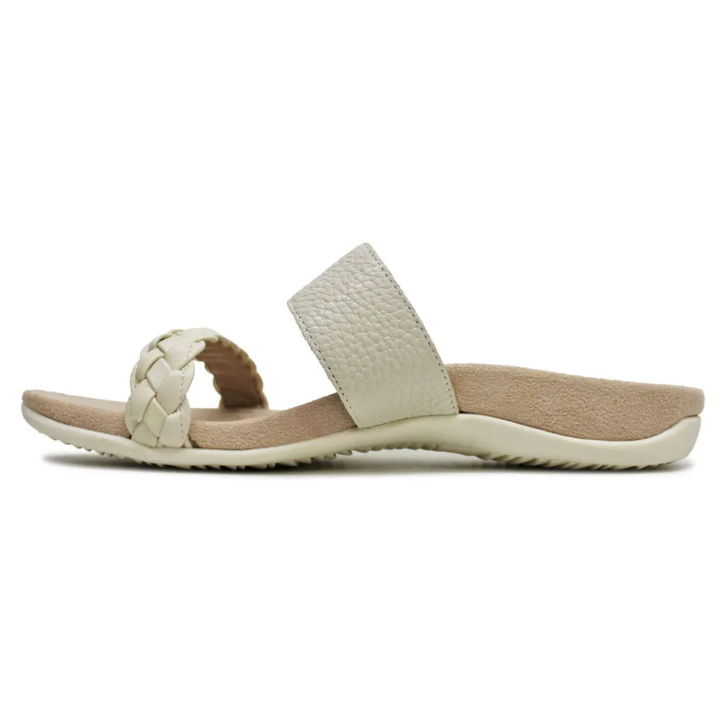 Vionic Jeanne Leather Women's Slides Sandals
