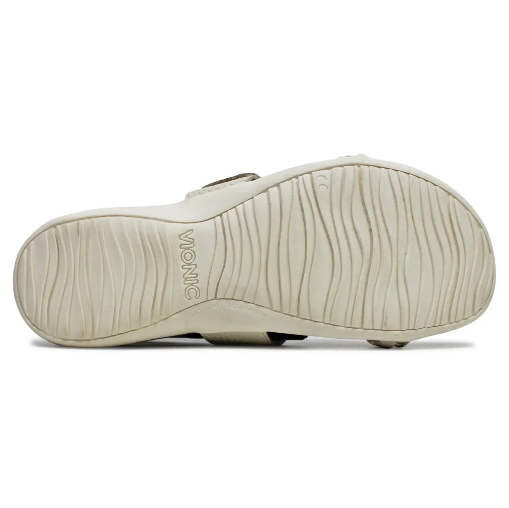 Vionic Jeanne Leather Women's Slides Sandals