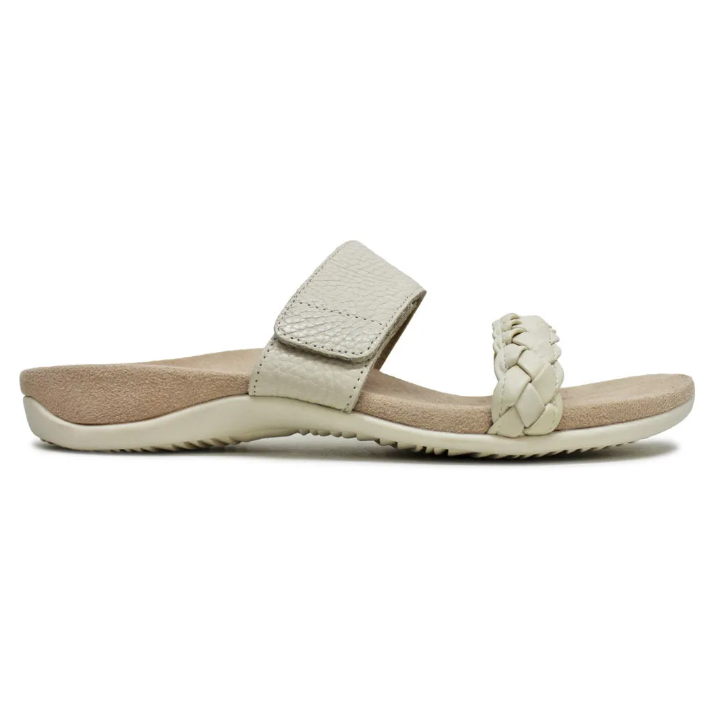 Vionic Jeanne Leather Women's Slides Sandals
