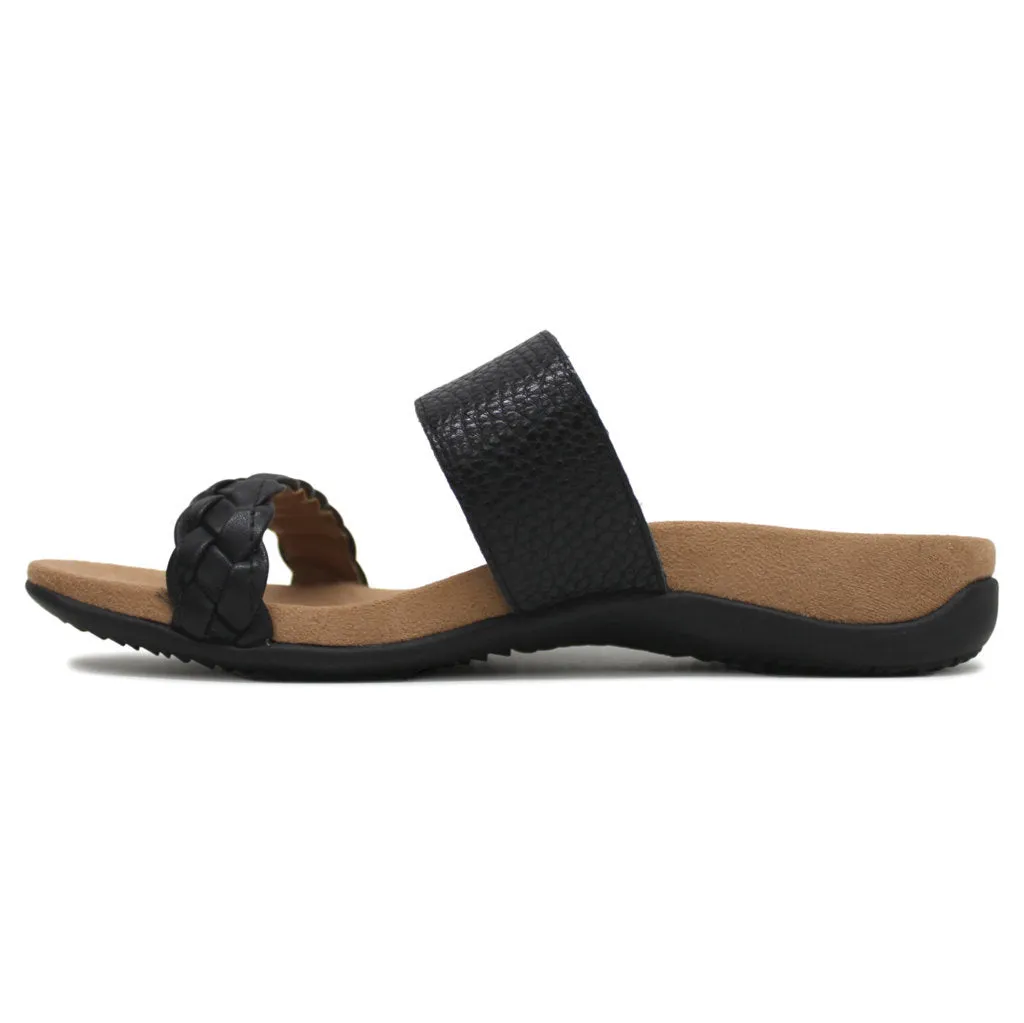 Vionic Jeanne Leather Women's Slides Sandals