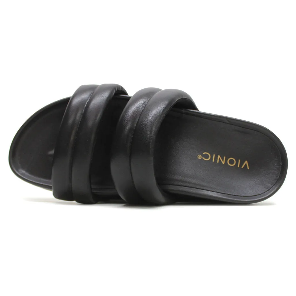 Vionic Mayla Synthetic Leather Women's Slides Sandals