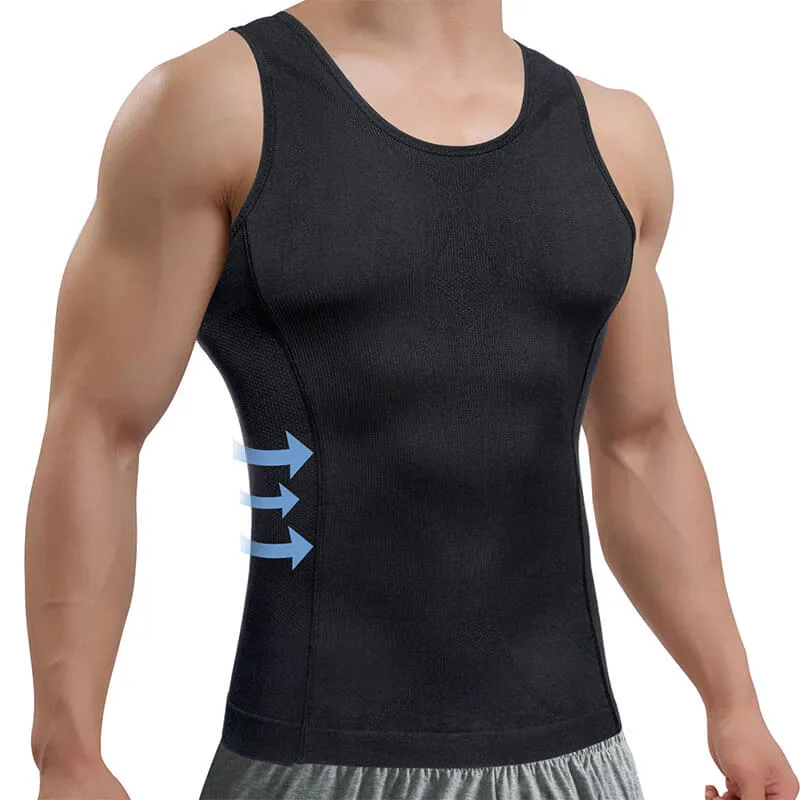 Waist Trainer for Men: Smooth Tank Top Body Shaper