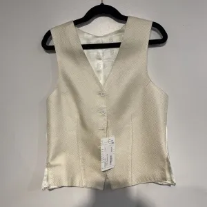 White Checkered Vest