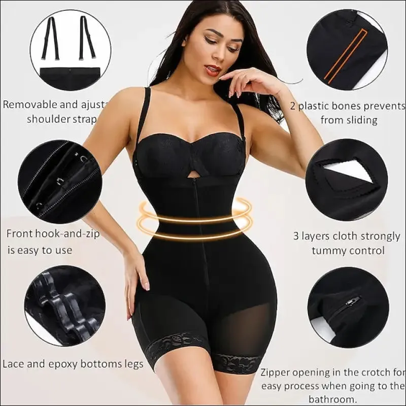 Women slimming body shaper seamless butt lifter bodysuits push up shapewear underwear corset fajas