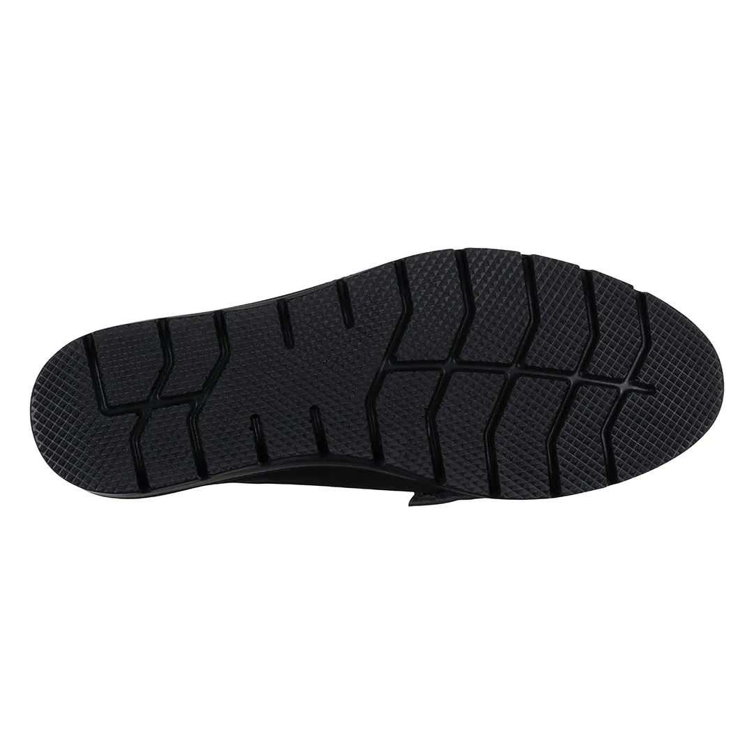 Women's Fallon Black Penny Slip-On Loafer Flats