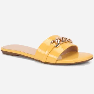 Women's "NARIA" Decorated Flat Summer Slippers